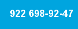 922 698-92-47 922 698-92-47